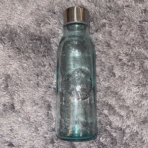 New never used glass Starbucks bottle